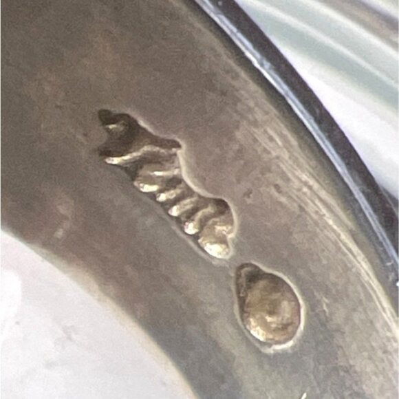 Southwest Sterling Silver Ring 9.5 Inlay Turquoise Lapis MOP Coral Mosaic Signed - Picture 4 of 11